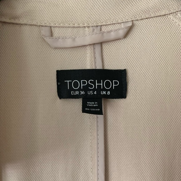 Beige Trench Overcoat - Picture 3 of 3